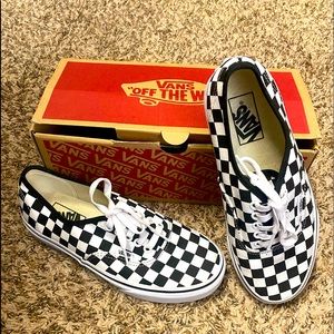 Vans lace up - checkered